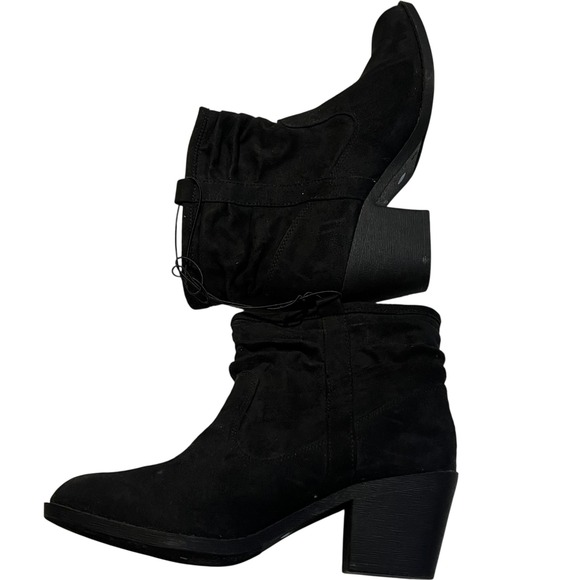 Arizona Jean Co. Faux Suede Slouch Ankle Booties Women's Size 9.5 NWOT Casual - Picture 5 of 8